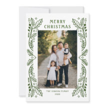 Funky Hand Drawn Whimsical Retro Christmas 3 Foto