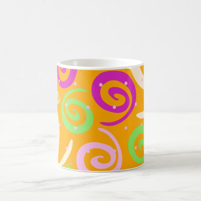 Funky Hintergrund, Tasse (Mittel)
