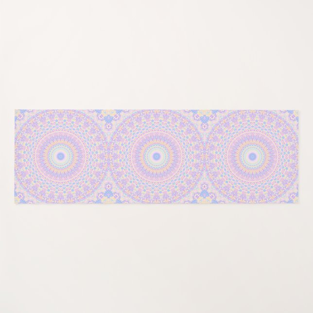 Funky Hippie Mandala  Yogamatte (Vorderseite (Horizontal))