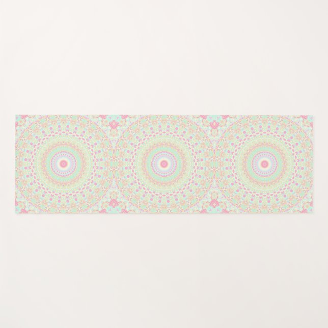 Funky Hippie Mandala  Yogamatte (Vorderseite (Horizontal))
