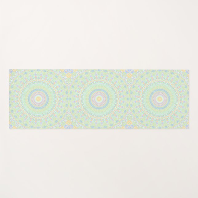 Funky Hippie Mandala  Yogamatte (Vorderseite (Horizontal))