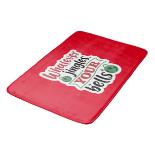 Funky hiver Cuisine de Noël Bain Tapis Mat Accueil