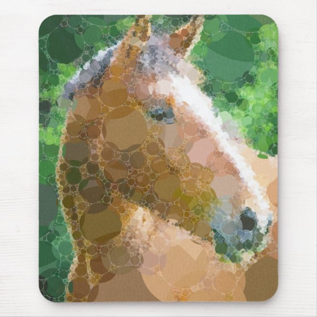 Funky Horcles Bubbles Moderne Kunst Mousepad (Vorne)