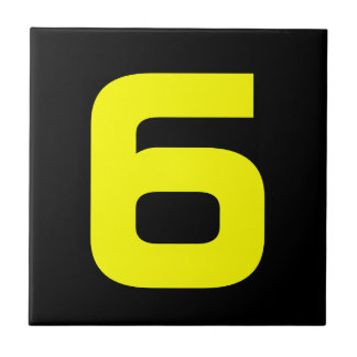 Funky House Numbers Fliese