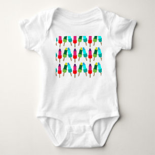 Funky Ice-Cream-Muster Eiscreme Baby Strampler