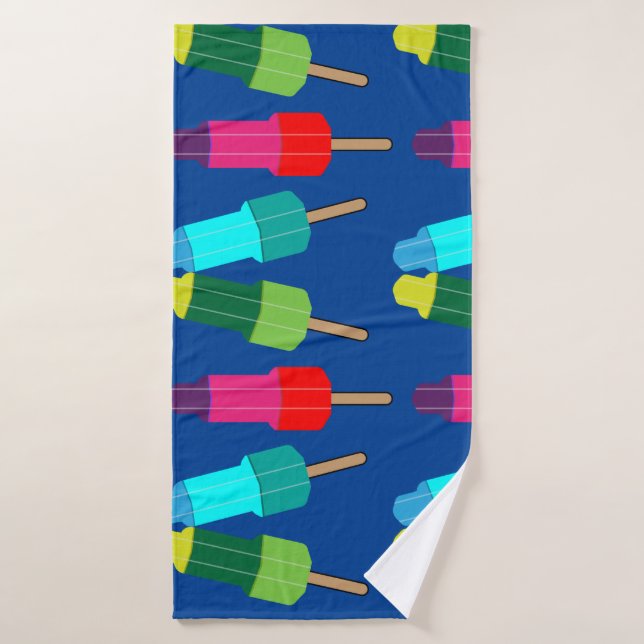 Funky Ice-Cream-Muster | Eiscreme Badehandtuch (Badehandtuch)
