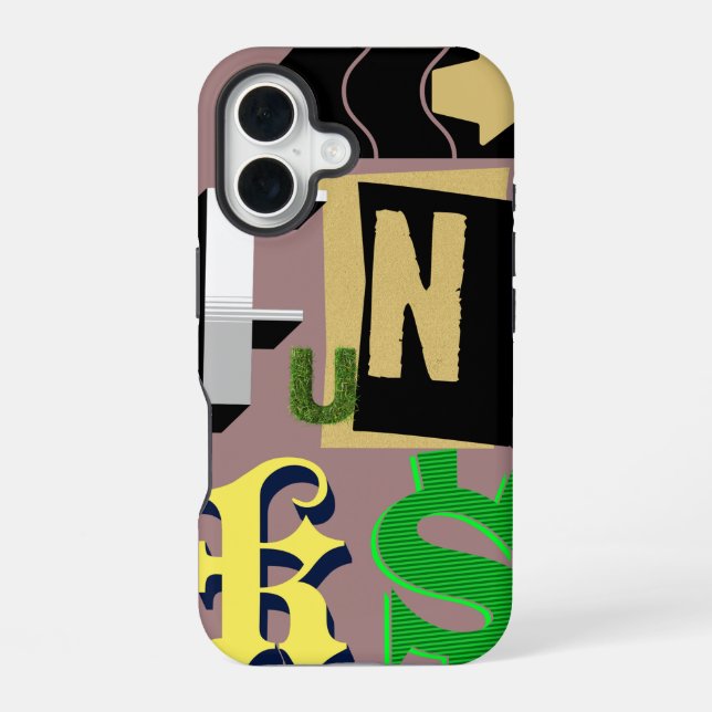Funky iPhone 16 Hülle (Rückseite)
