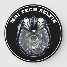 Funky IRM Tech Selfie Xray Grande horloge