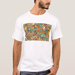 Funky Kaiju: Osaka-Monsterkunst - Freude und Läche T-Shirt