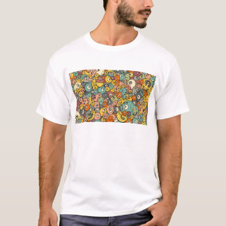 Funky Kaiju: Osaka-Monsterkunst - Freude und Läche T-Shirt