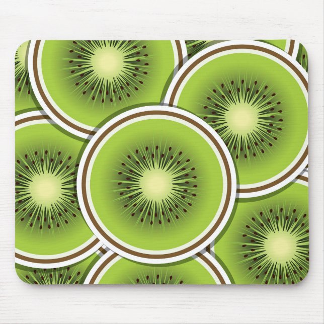 Funky Kiwi Frucht Mousepad (Vorne)