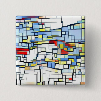 Funky Kunst-Abzeichen Button