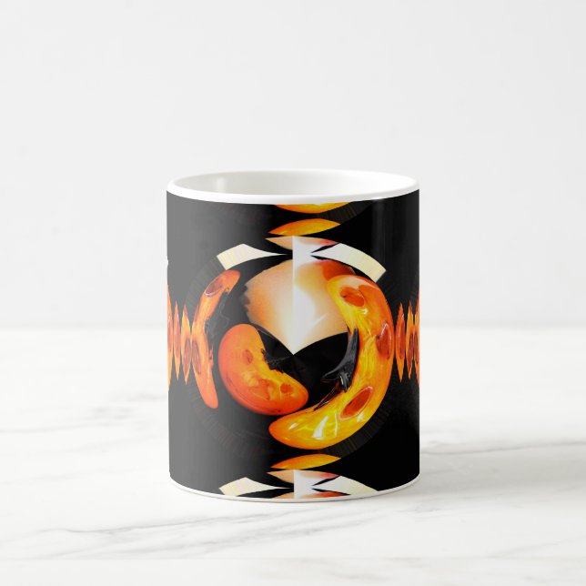 Funky Kürbis Kaffeetasse (Mittel)