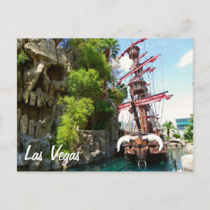 Funky Las Vegas Postkarte! Postkarte