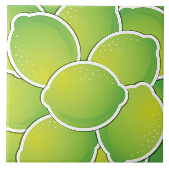 Funky Limon Fliese (Vorderseite)