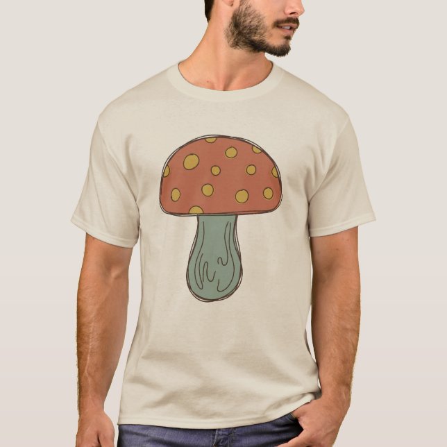 Funky Little Forest Mushroom T-Shirt (Vorderseite)