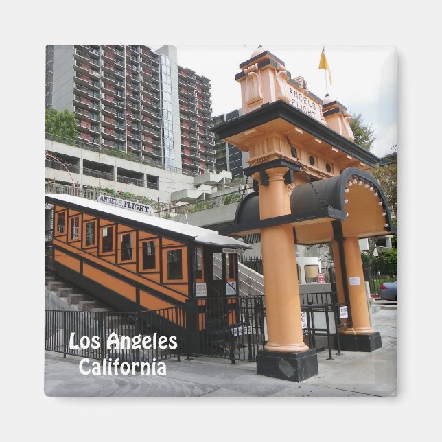 Funky Los Angeles Downtown Magnet! Magnet (Vorne)