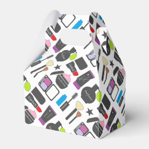 Funky Makeup Collage Geschenkschachtel