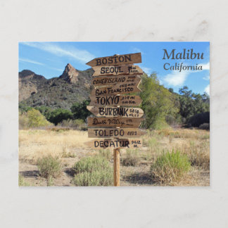 Funky Malibu Postcard! Postkarte