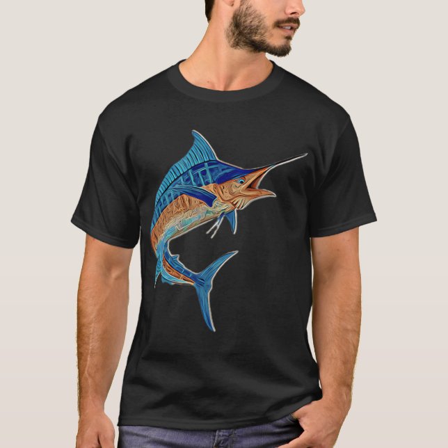 Funky Marlin T-Shirt (Vorderseite)