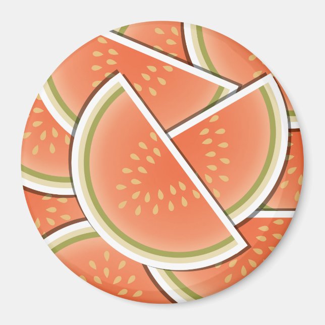 Funky Melone Keile Magnet (Vorne)