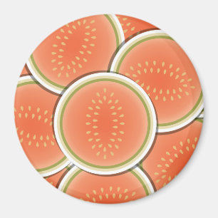 Funky melones magnet
