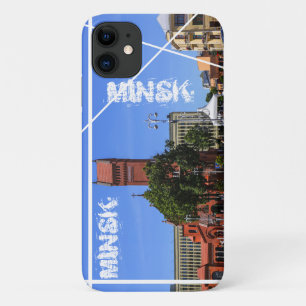 Funky Minsk Belarus Architecture iPhone 11 Coque