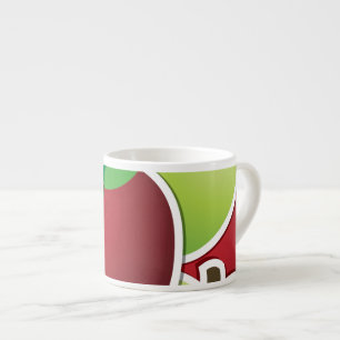 Funky mixed apples espressotasse