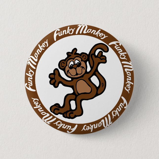 Funky Monkey Button (Vorderseite)