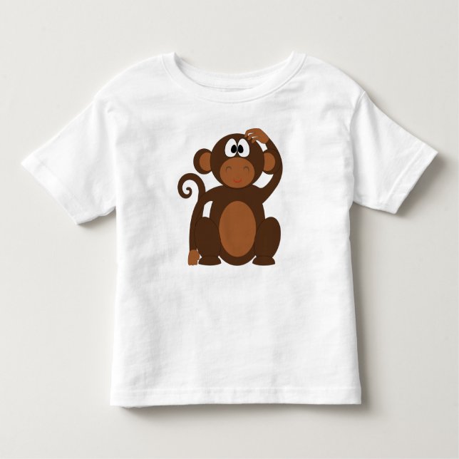 Funky Monkey Kleinkind T-shirt (Vorderseite)