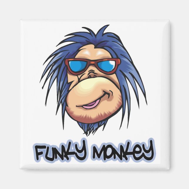 Funky Monkey-Magnet Magnet (Vorne)