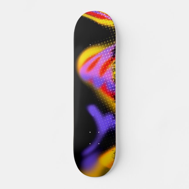 Funky Multicolored Musterskateboard Skateboard (Vorderseite)