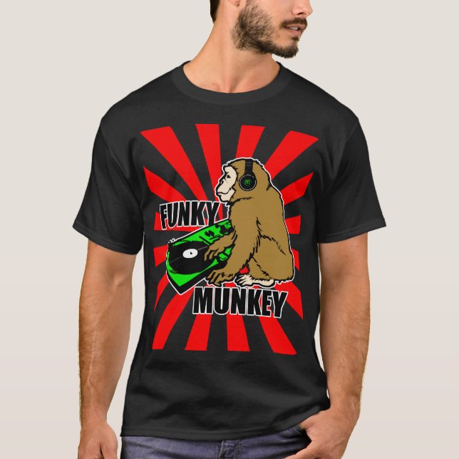 Funky Munkey Club Chimp T-Shirt (Vorderseite)