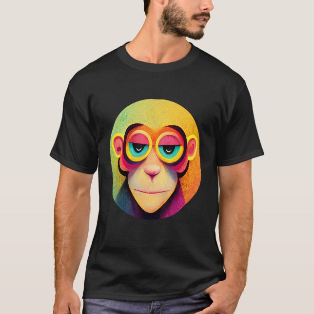 Funky Munky Space Pilot Monkey T-Shirt (Vorderseite)