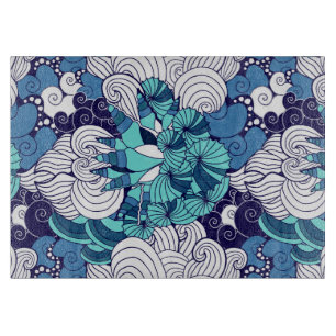 Funky-Muschelmuster Schneidebrett