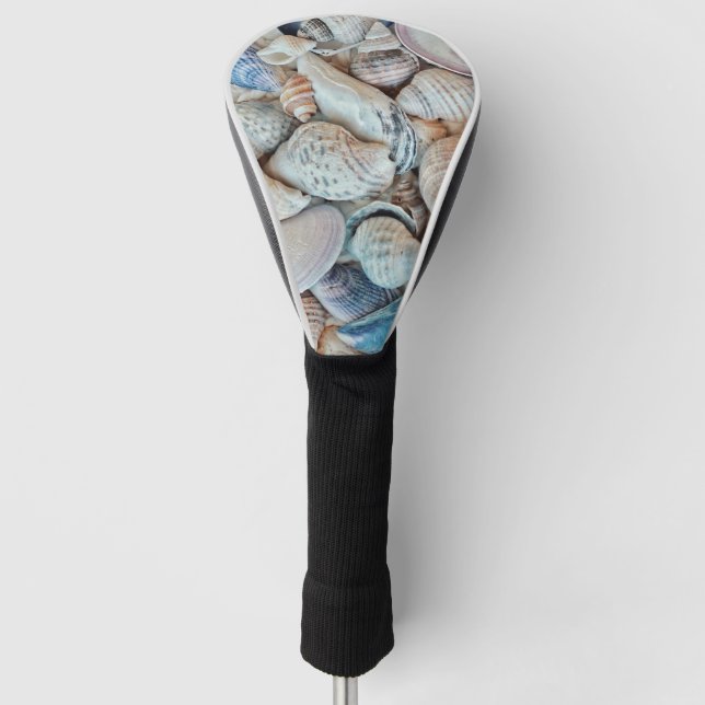 Funky Muscheln Holiday Seaside Golf Headcover (Vorderseite)