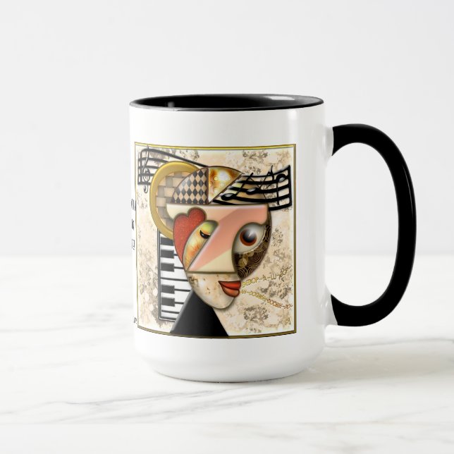 Funky Music (Tasse der Personalisierten Keramik) Tasse (Rechts)