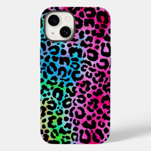 Funky Neon Colorful Leopard Print Case-Mate iPhone 14 Hülle