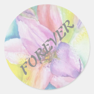 FUNKY NEON LILY MARIAGE STICKERS