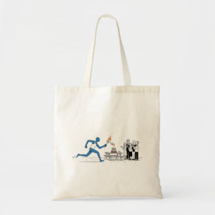 Funky Olympic Torch Anniversaire Sac fourre-tout d