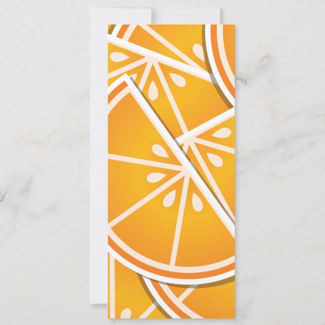 Funky orange Keile (Vorderseite)