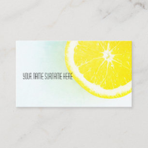 Funky Orange Organic Feer Carte de visite