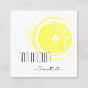 Funky Orange Organic Feer Carte de visite