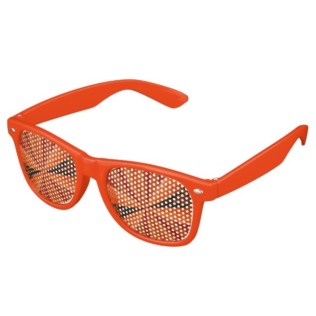 Funky Orange Sonnenbrille (Schrägansicht)