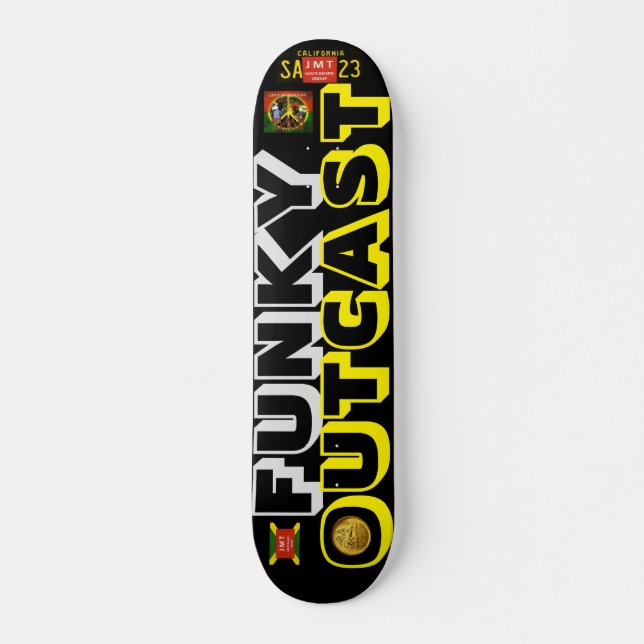 FUNKY OUTCAST  JMT 7 3/4" Skateboard Deck (Vorne)