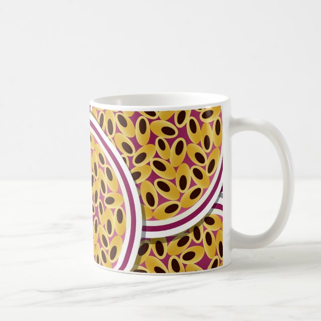 Funky Passionsfrucht Kaffeetasse (Rechts)