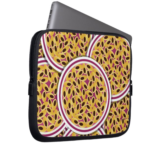 Funky Passionsfrucht Laptopschutzhülle (Vorne Rechts)