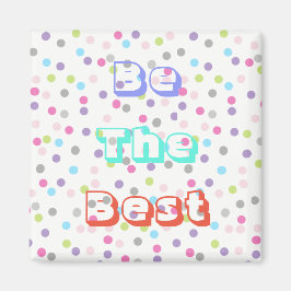 Funky Pastellfarben sind die besten Kreise Magnet