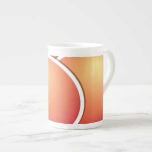 Funky Peach Prozellantasse