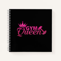 Funky Personalisiert Hot Pink Imitats Glitzer Gym 